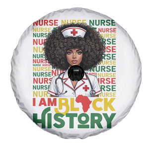 I Am Black History Spare Tire Cover Black History Month Nurse Gift TS12 Print Your Wear