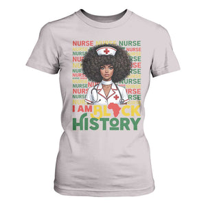 I Am Black History T Shirt For Women Black History Month Nurse Gift TS12 Ice Gray Print Your Wear