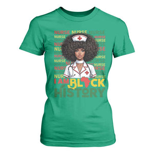 I Am Black History T Shirt For Women Black History Month Nurse Gift TS12 Irish Green Print Your Wear