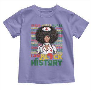 I Am Black History Toddler T Shirt Black History Month Nurse Gift TS12 Violet Print Your Wear