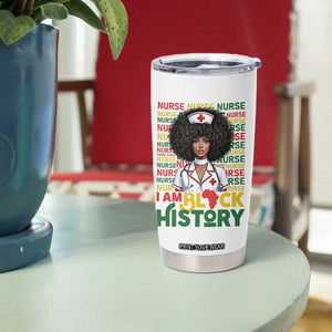 I Am Black History Tumbler Cup Black History Month Nurse Gift TS12 Print Your Wear