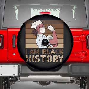 Proud Black Nurse Spare Tire Cover I Am Black History TS12 Black Print Your Wear