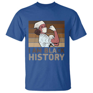 Proud Black Nurse T Shirt I Am Black History TS12 Royal Blue Print Your Wear