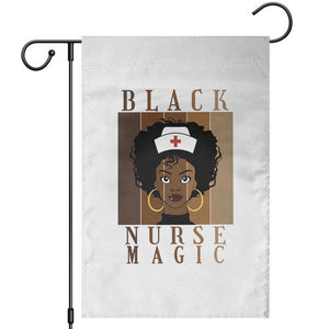 Black Nurse Magic Garden Flag Black History Month Nurse Gift TS12 White Print Your Wear