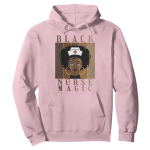 Black Nurse Magic Hoodie Black History Month Nurse Gift TS12 Light Pink Print Your Wear