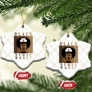 Black Nurse Magic Ceramic Ornament Black History Month Nurse Gift TS12 Print Your Wear