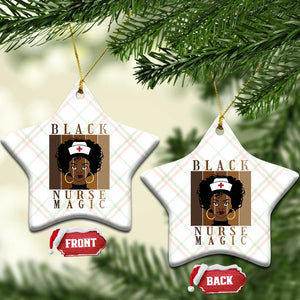 Black Nurse Magic Ceramic Ornament Black History Month Nurse Gift TS12 Print Your Wear