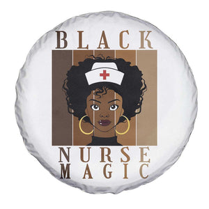 Black Nurse Magic Spare Tire Cover Black History Month Nurse Gift TS12 Print Your Wear