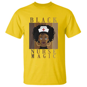 Black Nurse Magic T Shirt Black History Month Nurse Gift TS12 Daisy Print Your Wear