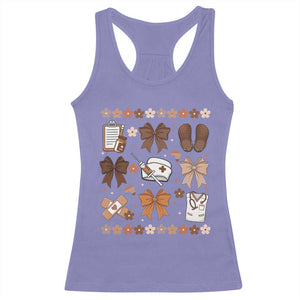 Proud Black Nurse Racerback Tank Top Gift For African Nurse Black History TS12 Violet Print Your Wear