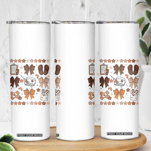 Proud Black Nurse Skinny Tumbler Gift For African Nurse Black History TS12 Print Your Wear