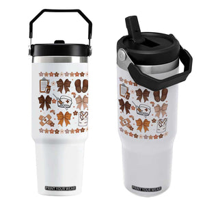 Proud Black Nurse Flip Straw Tumbler Gift For African Nurse Black History TS12 One Size: 30 oz White Print Your Wear