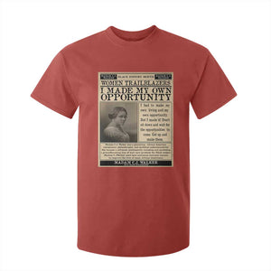 Madam C.J. Walker T Shirt For Kid I Made My Own Opportunity TS12 Red Print Your Wear