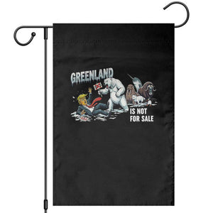 Greenland Not For Sale Garden Flag Political Humor Gift TS12 Black Print Your Wear