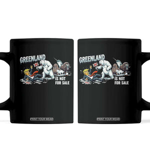 Greenland Not For Sale Coffee Mug Political Humor Gift TS12 Black Print Your Wear