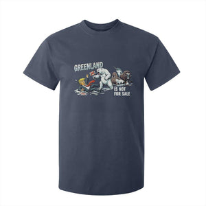 Greenland Not For Sale T Shirt For Kid Political Humor Gift TS12 Navy Print Your Wear