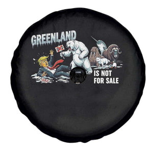 Greenland Not For Sale Spare Tire Cover Political Humor Gift TS12 Print Your Wear