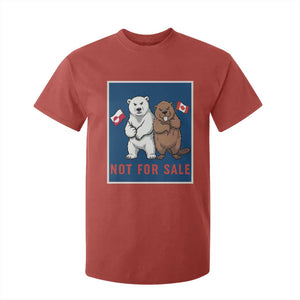Funny Polar Bear And Beaver Political Protest T Shirt For Kid Not For Sale TS12 Red Print Your Wear