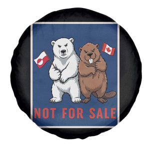 Funny Polar Bear And Beaver Political Protest Spare Tire Cover Not For Sale TS12 Print Your Wear