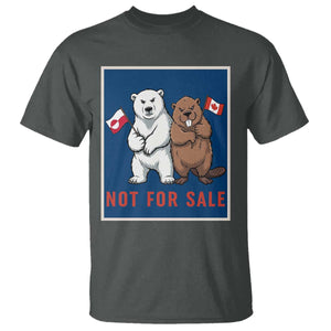 Funny Polar Bear And Beaver Political Protest T Shirt Not For Sale TS12 Dark Heather Print Your Wear