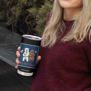 Funny Polar Bear And Beaver Political Protest Tumbler Cup Not For Sale TS12 Print Your Wear