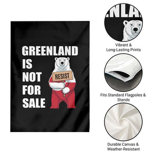 Greenland Not For Sale Garden Flag Anti Authoritarian Political Gag Gift TS12 Print Your Wear