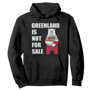 Greenland Not For Sale Hoodie Anti Authoritarian Political Gag Gift TS12 Black Print Your Wear