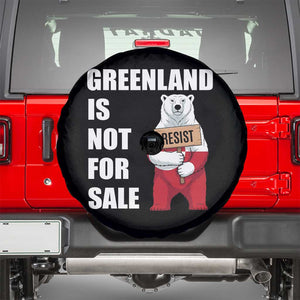 Greenland Not For Sale Spare Tire Cover Anti Authoritarian Political Gag Gift TS12 Black Print Your Wear