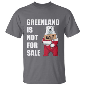 Greenland Not For Sale T Shirt Anti Authoritarian Political Gag Gift TS12 Charcoal Print Your Wear