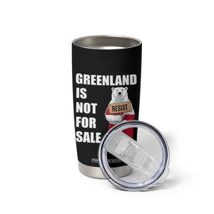 Greenland Not For Sale Tumbler Cup Anti Authoritarian Political Gag Gift TS12 Print Your Wear