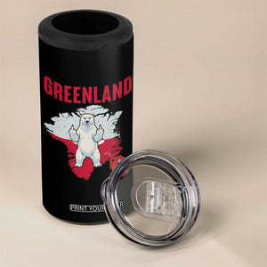 Greenland Is Not For Sale 4 in 1 Can Cooler Tumbler Support Greenlander Gift TS12 Print Your Wear
