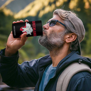 Greenland Is Not For Sale 4 in 1 Can Cooler Tumbler Support Greenlander Gift TS12 Print Your Wear
