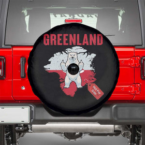 Greenland Is Not For Sale Spare Tire Cover Support Greenlander Gift TS12 Black Print Your Wear