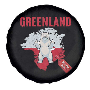Greenland Is Not For Sale Spare Tire Cover Support Greenlander Gift TS12 Print Your Wear