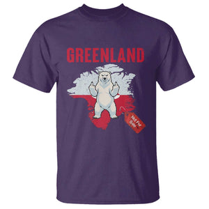 Greenland Is Not For Sale T Shirt Support Greenlander Gift TS12 Purple Print Your Wear