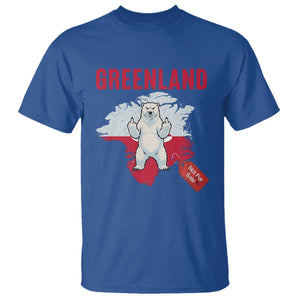 Greenland Is Not For Sale T Shirt Support Greenlander Gift TS12 Royal Blue Print Your Wear