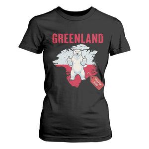 Greenland Is Not For Sale T Shirt For Women Support Greenlander Gift TS12 Black Print Your Wear