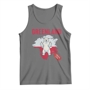 Greenland Is Not For Sale Tank Top Support Greenlander Gift TS12 Black Heather Print Your Wear