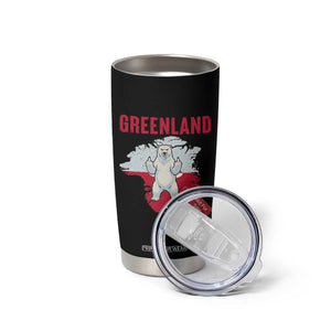 Greenland Is Not For Sale Tumbler Cup Support Greenlander Gift TS12 Print Your Wear