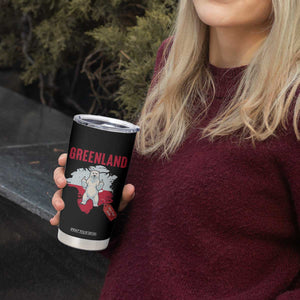 Greenland Is Not For Sale Tumbler Cup Support Greenlander Gift TS12 Print Your Wear