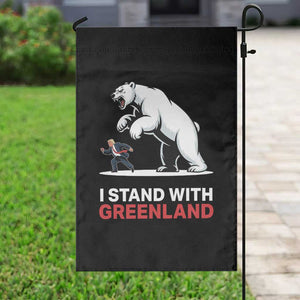 I Stand With Greenland Garden Flag Anti Fascist Political Parody Gift TS12 Print Your Wear