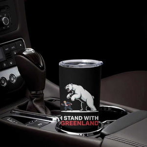 I Stand With Greenland Tumbler Cup Anti Fascist Political Parody Gift TS12 Print Your Wear