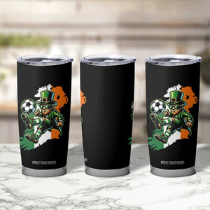 Funny Leprechaun Playing Soccer Tumbler Cup St Patricks Day TS12 Print Your Wear