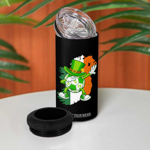 Funny Dabbing Soccer Ball 4 in 1 Can Cooler Tumbler St Patricks Day TS12 Print Your Wear