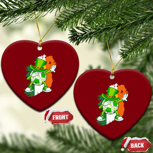 Funny Dabbing Soccer Ball Ceramic Ornament St Patricks Day TS12 Print Your Wear