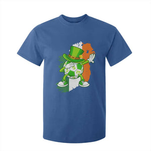 Funny Dabbing Soccer Ball T Shirt For Kid St Patricks Day TS12 Royal Blue Print Your Wear