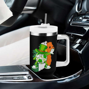 Funny Dabbing Soccer Ball Tumbler With Handle St Patricks Day TS12 Print Your Wear