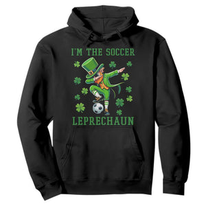 I Am The Soccer Leprechaun Hoodie Funny Irish Soccer TS12 Black Print Your Wear