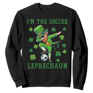 I Am The Soccer Leprechaun Sweatshirt Funny Irish Soccer TS12 Black Print Your Wear