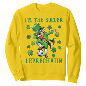 I Am The Soccer Leprechaun Sweatshirt Funny Irish Soccer TS12 Daisy Print Your Wear